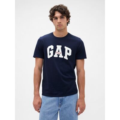 Gap T-Shirt With Logo - Men'S Modrá L Gap T-Shirt With Logo - Men'S Modrá L