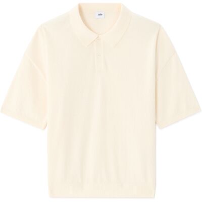 Celio Polo Tričko Nebouclet Krémová Krémová L Celio Polo Tričko Nebouclet Krémová Krémová L