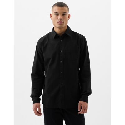 Gap Shirt Standard Oxford - Men'S Čierna L Gap Shirt Standard Oxford - Men'S Čierna L