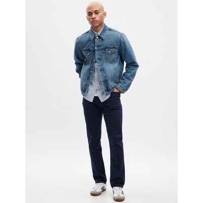 Tmavomodré Pánske Slim Fit Džínsy Gap City Gapflex Čierna 31x30 Tmavomodré Pánske Slim Fit Džínsy Gap City Gapflex Čierna 31x30