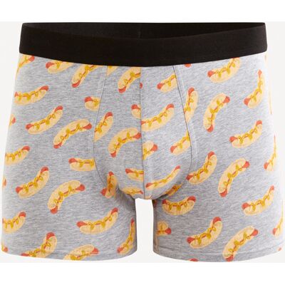 Šedé Pánske Vzorované Boxerky Celio Gibodog Šedá S Šedé Pánske Vzorované Boxerky Celio Gibodog Šedá S