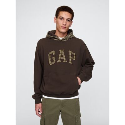 Gap Oversize Sweatshirt With Logo - Men'S Hnedá Xxl Gap Oversize Sweatshirt With Logo - Men'S Hnedá Xxl