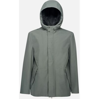 Khaki Men'S Jacket Geox Doray - Men'S Šedá 56 Khaki Men'S Jacket Geox Doray - Men'S Šedá 56