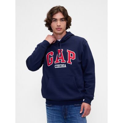 Gap Sweatshirt With Czechia Logo - Men'S Modrá Xxl Gap Sweatshirt With Czechia Logo - Men'S Modrá Xxl