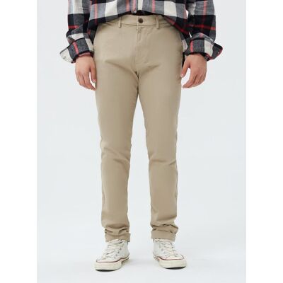 Nohavice Essential Khakis In Skinny Fit With Gapflex Béžová Krémová 32x34 Nohavice Essential Khakis In Skinny Fit With Gapflex Béžová Krémová 32x34