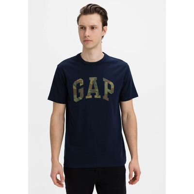 Gap V-Ss Camo Arch Logo Tee Modrá Čierna Xs Gap V-Ss Camo Arch Logo Tee Modrá Čierna Xs