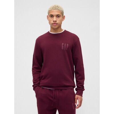Gap Sweatshirt With Logo - Men'S Tmavočervená S Gap Sweatshirt With Logo - Men'S Tmavočervená S