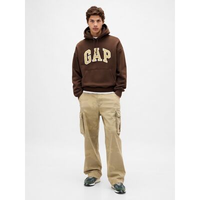 Gap Oversize Sweatshirt With Extra Heavyweight Unisex Logo - Men'S Hnedá L Gap Oversize Sweatshirt With Extra Heavyweight Unisex Logo - Men'S Hnedá L