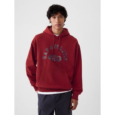 Gap Oversize Sweatshirt With Logo - Men'S Tmavočervená S Gap Oversize Sweatshirt With Logo - Men'S Tmavočervená S