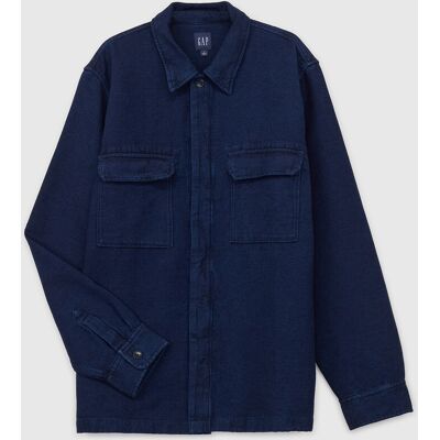 Gap Denim Oversize Shirt - Men'S Modrá M Gap Denim Oversize Shirt - Men'S Modrá M