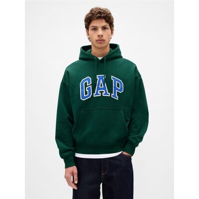 Gap Oversize Sweatshirt With Extra Heavyweight Unisex Logo - Men'S Čierna Xs Gap Oversize Sweatshirt With Extra Heavyweight Unisex Logo - Men'S Čierna Xs