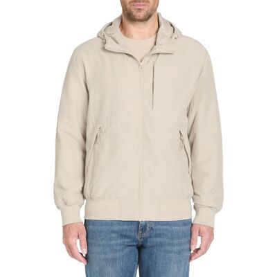 Celio Hoodie Jacket Juhoodie2 - Mens Krémová L Celio Hoodie Jacket Juhoodie2 - Mens Krémová L