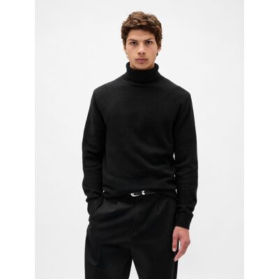 GAP Pánsky Rolákový Sveter Cashsoft Čierna Xl GAP Pánsky Rolákový Sveter Cashsoft Čierna Xl