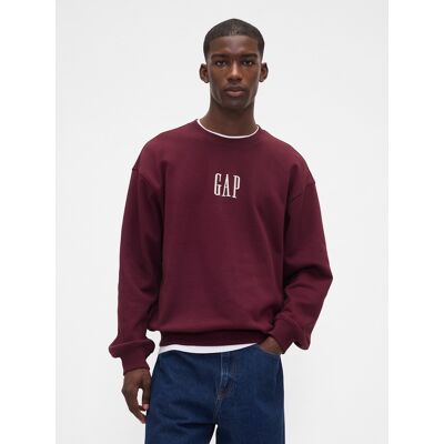 Gap Oversize Heavyweight Sweatshirt - Men'S Tmavočervená Xl Gap Oversize Heavyweight Sweatshirt - Men'S Tmavočervená Xl