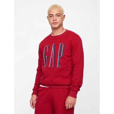 Gap Logo Sweatshirt - Men'S Tmavočervená S Gap Logo Sweatshirt - Men'S Tmavočervená S