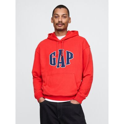 Gap Oversize Sweatshirt With Logo - Men'S Červená L Gap Oversize Sweatshirt With Logo - Men'S Červená L