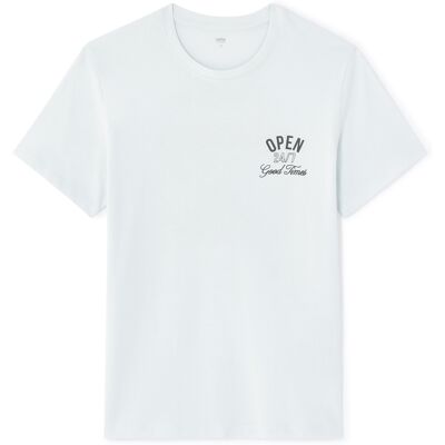 Celio Lecoffee T-Shirt - Men'S Biela L Celio Lecoffee T-Shirt - Men'S Biela L