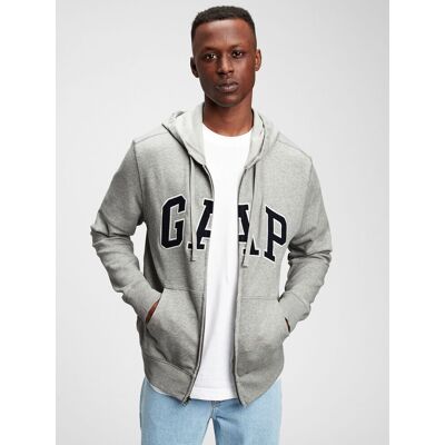 Šedá Pánská Mikina Gap Logo Arch Hoodie Šedá Xs Šedá Pánská Mikina Gap Logo Arch Hoodie Šedá Xs
