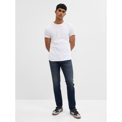 Tmavomodré Pánske Slim Fit Rifle Gap Gapflex Modrá 38x32 Tmavomodré Pánske Slim Fit Rifle Gap Gapflex Modrá 38x32