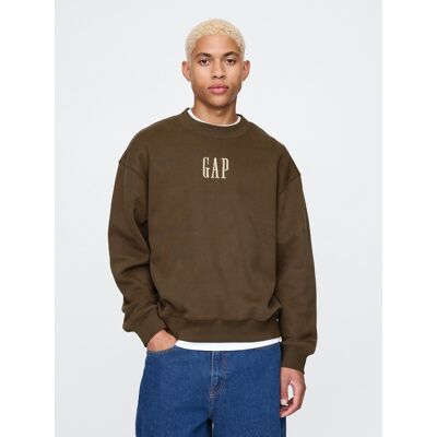 Gap Oversize Sweatshirt With Logo - Men'S Hnedá Xxl Gap Oversize Sweatshirt With Logo - Men'S Hnedá Xxl
