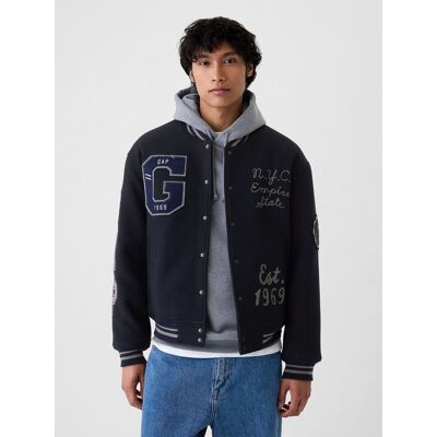 Gap Woolen Bomber - Men'S Čierna L Gap Woolen Bomber - Men'S Čierna L