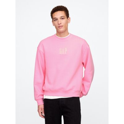 Gap Oversize Sweatshirt With Logo - Men'S Ružová Xl Gap Oversize Sweatshirt With Logo - Men'S Ružová Xl