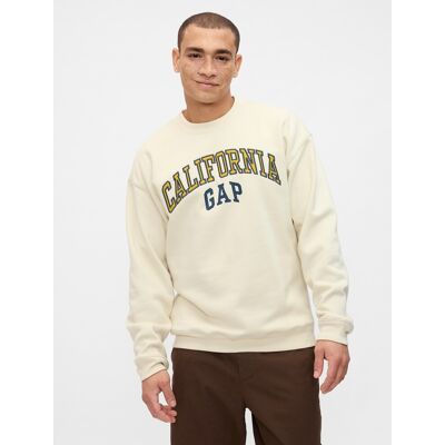 Gap Logo Sweatshirt - Men'S Krémová Xxl Gap Logo Sweatshirt - Men'S Krémová Xxl