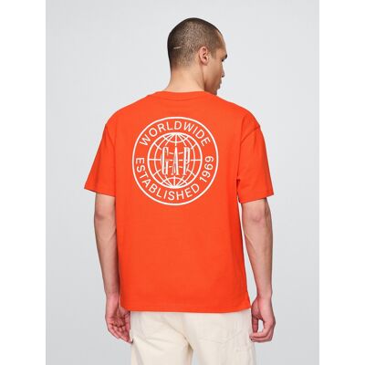 Gap Oversize T-Shirt - Men'S Červená M Gap Oversize T-Shirt - Men'S Červená M