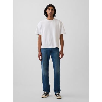 Modré Pánske Straight Fit Džínsy Gap Modrá 29x30 Modré Pánske Straight Fit Džínsy Gap Modrá 29x30