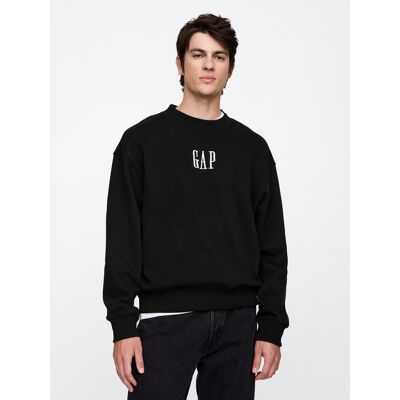Gap Oversize Sweatshirt With Logo - Men'S Čierna Xs Gap Oversize Sweatshirt With Logo - Men'S Čierna Xs