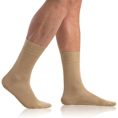 Bellinda Bambus Comfort Socks - Klasické Pánske Ponožky - Béžová 39-42 Bellinda Bambus Comfort Socks - Klasické Pánske Ponožky - Béžová 39-42