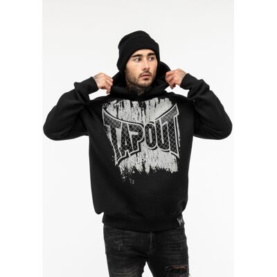Tapout Men'S Hooded Sweatshirt Oversized Čierna M Tapout Men'S Hooded Sweatshirt Oversized Čierna M