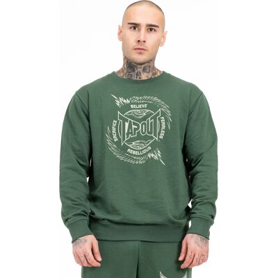 Tapout Men'S Crewneck Sweatshirt Regular Fit Zelená Xl Tapout Men'S Crewneck Sweatshirt Regular Fit Zelená Xl