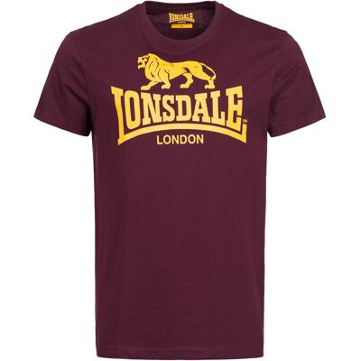 Pánske Tričko Lonsdale Tmavočervená 5xl Pánske Tričko Lonsdale Tmavočervená 5xl