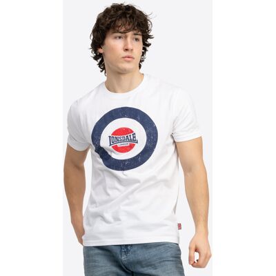 Lonsdale Men'S T-Shirt Regular Fit Biela S Lonsdale Men'S T-Shirt Regular Fit Biela S