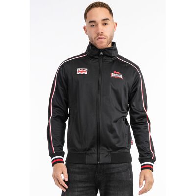 Lonsdale Men'S Tracksuit Top Regular Fit Čierna S Lonsdale Men'S Tracksuit Top Regular Fit Čierna S
