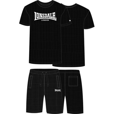 Lonsdale Pánska Súprava Tričko A Šortky Čierna 3xl Lonsdale Pánska Súprava Tričko A Šortky Čierna 3xl