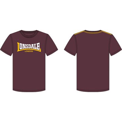 Lonsdale Pánske Tričko Regular Fit Tmavočervená Xl Lonsdale Pánske Tričko Regular Fit Tmavočervená Xl