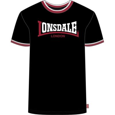 Pánske Tričko Lonsdale Regular Fit Čierna L Pánske Tričko Lonsdale Regular Fit Čierna L