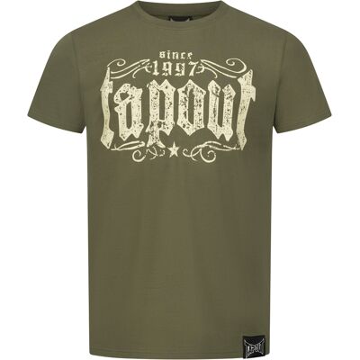 Tapout Men'S T-Shirt Regular Fit Kaki Xl Tapout Men'S T-Shirt Regular Fit Kaki Xl