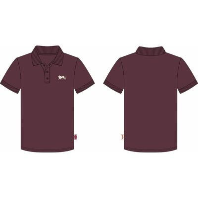 Pánske Polo Tričko Lonsdale Tmavočervená S Pánske Polo Tričko Lonsdale Tmavočervená S