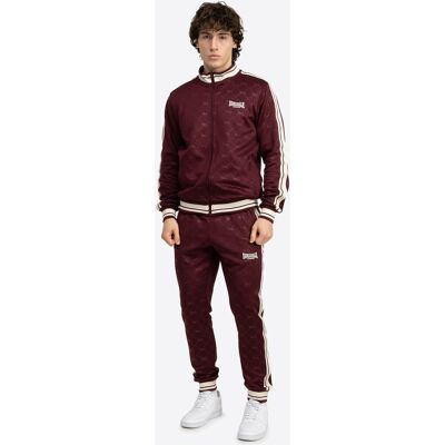 Lonsdale Men'S Tracksuit Slim Fit Tmavočervená L Lonsdale Men'S Tracksuit Slim Fit Tmavočervená L