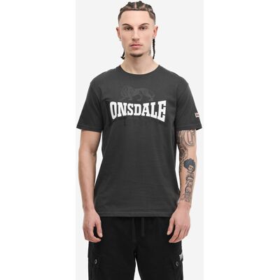 Pánske Tričko Lonsdale Regular Fit Čierna 4xl Pánske Tričko Lonsdale Regular Fit Čierna 4xl