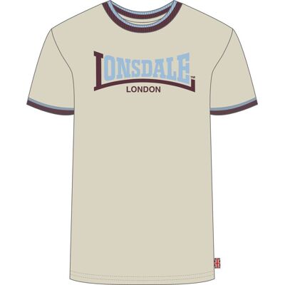 Lonsdale Pánske Tričko Regular Fit Krémová Xl Lonsdale Pánske Tričko Regular Fit Krémová Xl