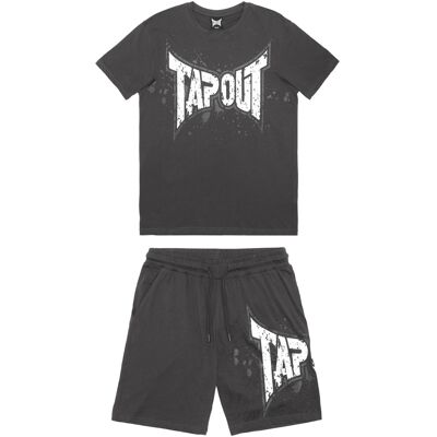 Tapout Men'S T-Shirt & Shorts Set Regular Fit Čierna Xl Tapout Men'S T-Shirt & Shorts Set Regular Fit Čierna Xl