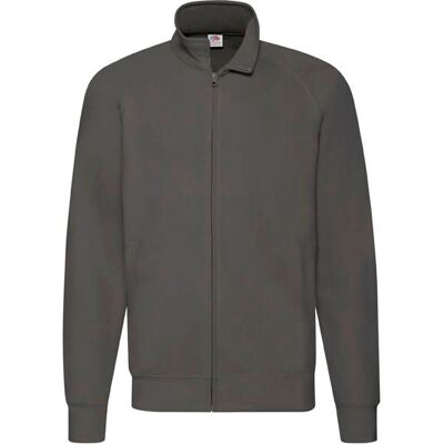 Grafitowa Bluza Męska Lightweight Sweat Jacket Fruit Of The Loom Šedá M Grafitowa Bluza Męska Lightweight Sweat Jacket Fruit Of The Loom Šedá M