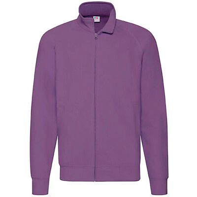 Men'S Purple Lightweight Sweat Jacket Fruit Of The Loom Fialová Xxl Men'S Purple Lightweight Sweat Jacket Fruit Of The Loom Fialová Xxl