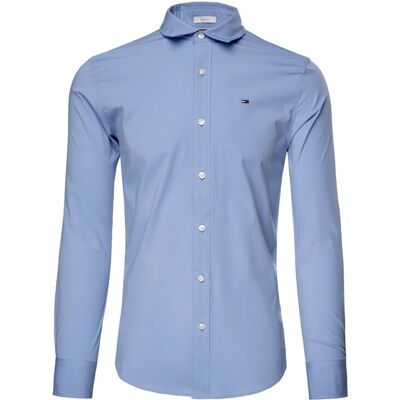 Tommy Jeans Košeľa - Tommy Hilfiger Tjm Original Stretch Shirt Bledomodrá Šedá Xl Tommy Jeans Košeľa - Tommy Hilfiger Tjm Original Stretch Shirt Bledomodrá Šedá Xl