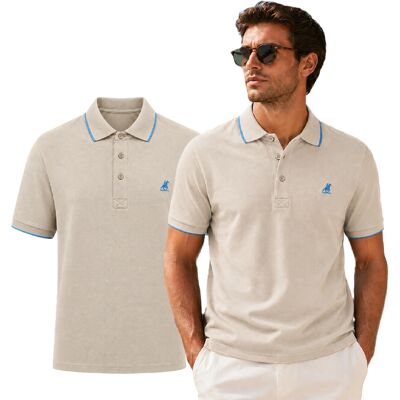 U.S. GRAND POLO EQUIPMENT & APPAREL Pánske Polo Tričko U.S. Grand Polo Krémová Xxl U.S. GRAND POLO EQUIPMENT & APPAREL Pánske Polo Tričko U.S. Grand Polo Krémová Xxl