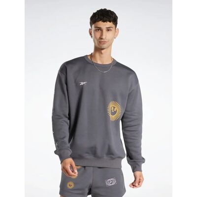 Reebok - Cl Gv Crew Ht6117 Šedá M Reebok - Cl Gv Crew Ht6117 Šedá M